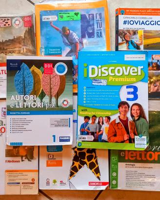 Libri scuola media di prima, seconda e terza