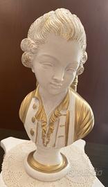 Colonna con capitello e raro mezzo busto Luigi XV