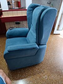 Poltronà elettrica alzapersona reclinabile