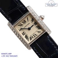 CARTIER Tank Française Ladies 20MM Factory diamond