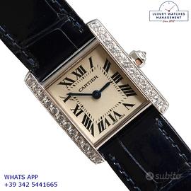 CARTIER Tank Française Ladies 20MM Factory diamond