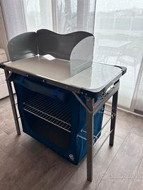 Mobiletto cucina campeggio