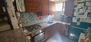 Cucina angolare Grattarola in legno massello di pi