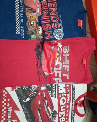 maglie cars 7 anni