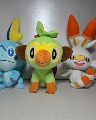 Set 3 Peluche Ufficiali Pokemon: Starter di Paldea