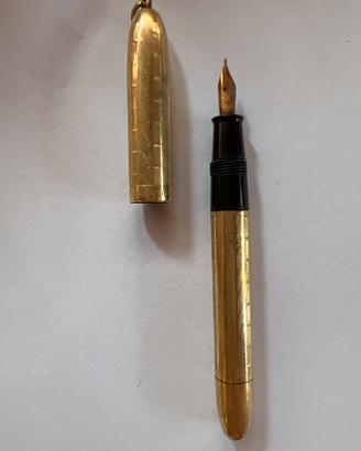 Penna Stilografica Vintage Columbus Laminata Oro