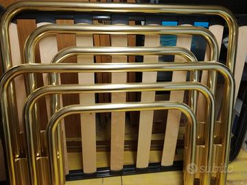 LETTO IN OTTONE una PIAZZA