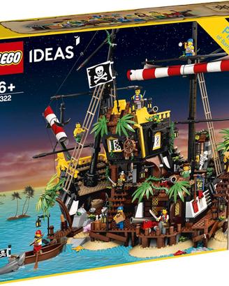 LEGO ideas 21322 Barrcauda bay nave dei pirati