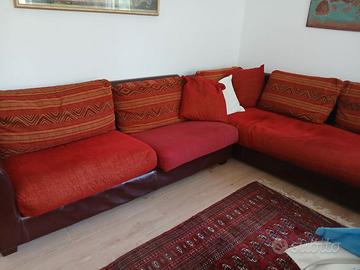 divano ad angolo 7 posti
