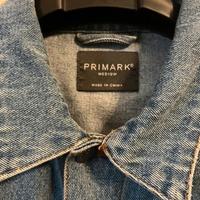Primark Giacca di Jeans Dettagli Strappi e Rose