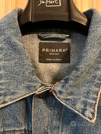 Primark Giacca di Jeans Dettagli Strappi e Rose