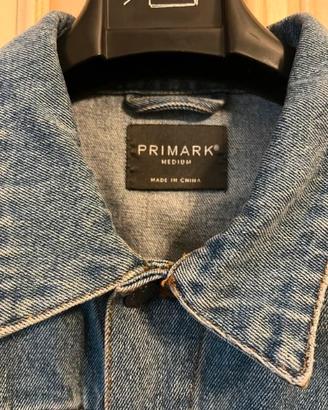 Primark Giacca di Jeans Dettagli Strappi e Rose