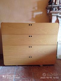 Cassettiera vintage anni 70