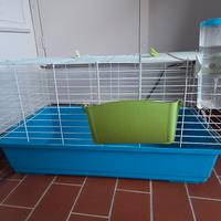 Gabbia per cavie o conigli 78x45 H44cm