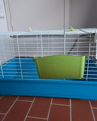 Gabbia per cavie o conigli 78x45 H44cm