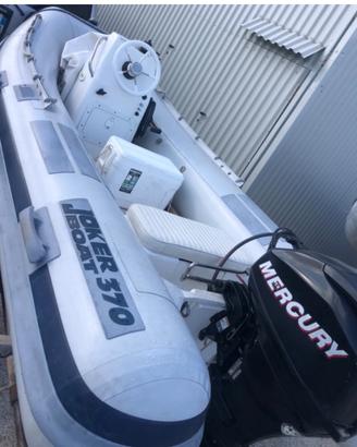 Joker boat 3,70 + 20 cv 4 t + carrello omologato