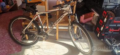 bicicletta bianca mtb