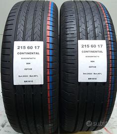 2 GOMME 215 60 17 CONTINENTAL BR1610