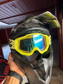Casco motocross Hype in Carbonio