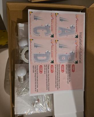 Lettere luminose A-H + kit lettera personalizzata