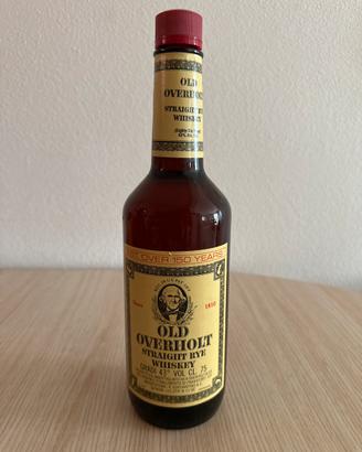 Bottiglia da collezione Old Overholt straight rye