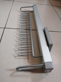 Portacravatte scorrevole per interno armadio