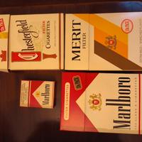 Lotto Scatole Sigarette  Marlboro, Chesterfield 
