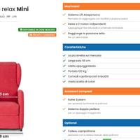 poltrona relax alzapersona reamed mini