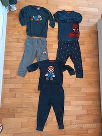 3 Pigiamini intimissimi taglia 4/5 anni