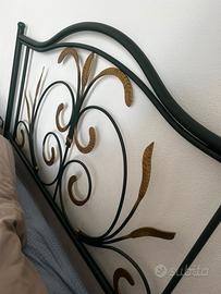 Letto matrimoniale ferro batuto