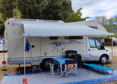 Camper mansardato blucamp sky 400 - 7 posti