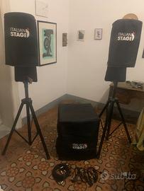 impianto  audio  professionale