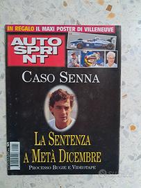 Autosprint 1997 Caso Morte Senna - Doppio Poster