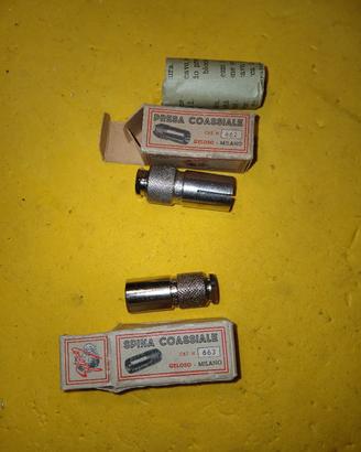 connettori antenna vintage Geloso