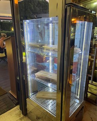 frigo vetrina 3 lati vetro positivo