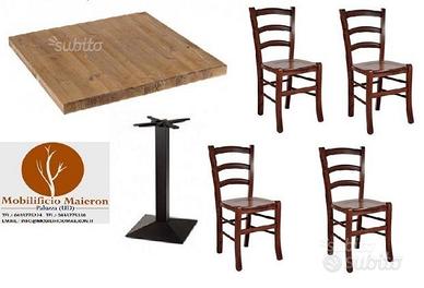 Set cod 119 Sedie e tavoli ristorante pizzeria pub