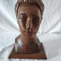 Busto in legno