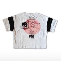Maglietta crop VRL Sakura Collection 2020 Cotone