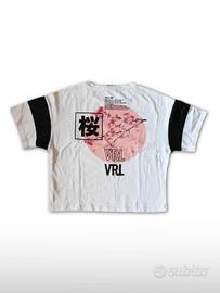 Maglietta crop VRL Sakura Collection 2020 Cotone
