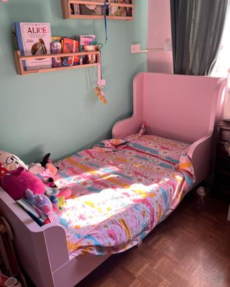 Letto  allungabile per bambine + materasso