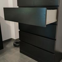 Cassettiera Ikea Malm con 6 cassetti 