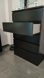Cassettiera Ikea Malm con 6 cassetti 