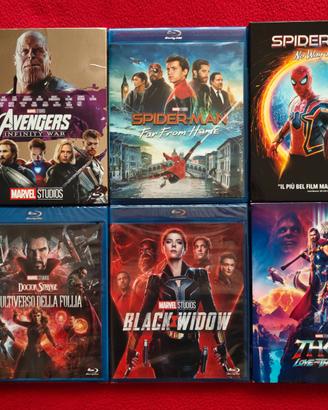 set Marvel Cinematic Universe blu ray nuovi!