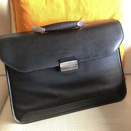 Borsa Bric's Pelle Tessuto