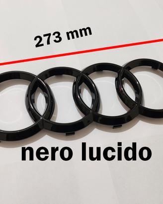 stemma audi anteriore 273 mm logo fregio 273mm