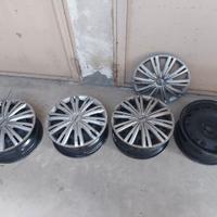 4 cerchi in lamiera raggio 15 5 fori