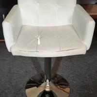 SGABELLO BAR CRIBEL ECOPELLE REGOLABILE ALTEZZA