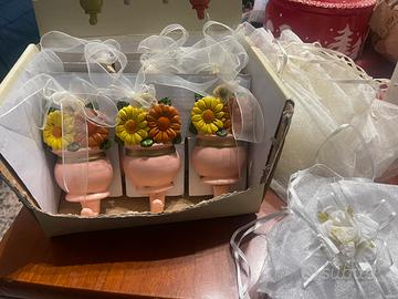 Appendini rosa nuovi tema bomboniera