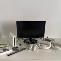 Nintendo Wii bundle + 2 Wii Remote + giochi + moni