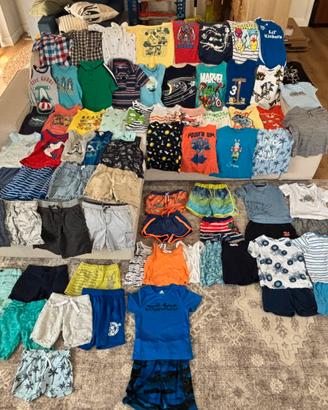 Lotto 73 pezzi armadio estivo completo taglia 3T